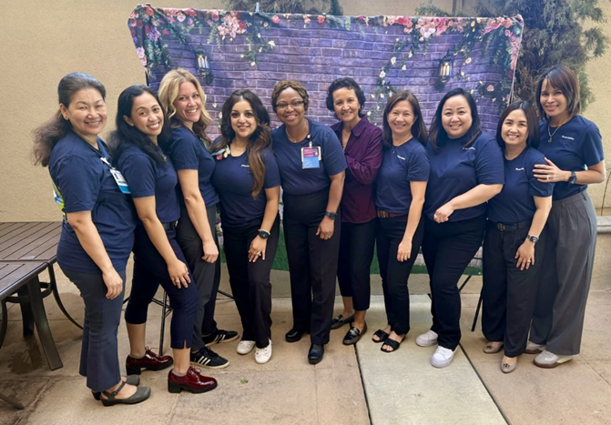Antioch Professional Governance committee members pose in group.
