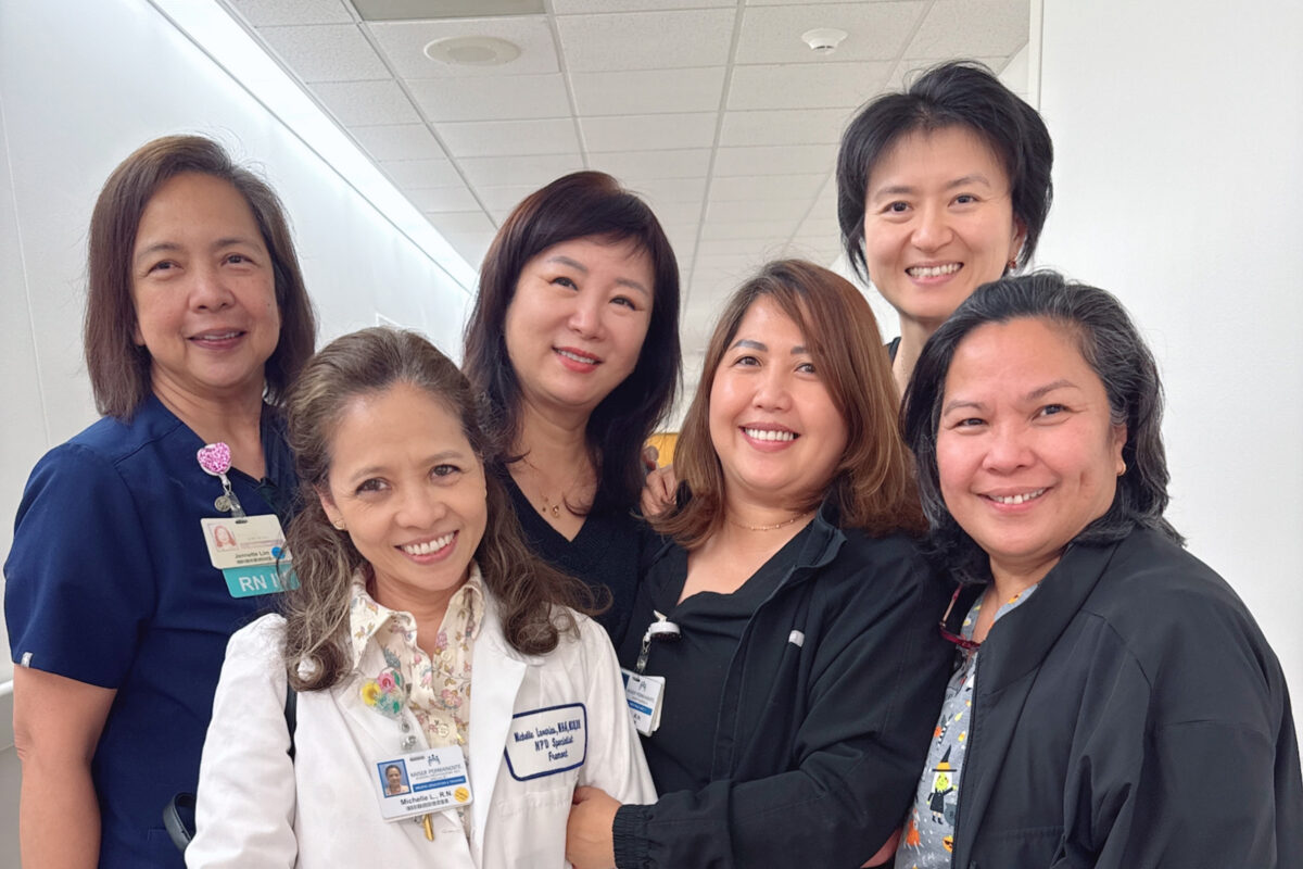 Jennette Lim, MSN, RN; Michelle Lavarias, MSN, RN; Inwha Cho, BSN, RN; Glennda Gatchalian, BSN, RN; Manli Zhong, BSN, RN; Angelita Andrade, BSN, RN