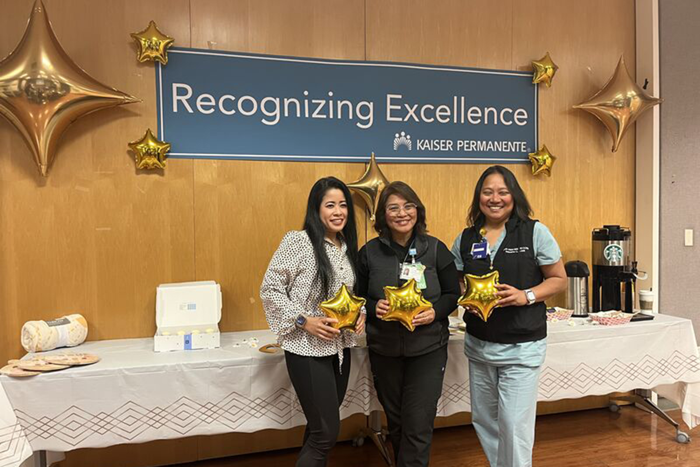 (L-R) Shiela Catanyag BSN, RN; Annabelle Muli BSN, RN; Jovie Jabla BSN, RN