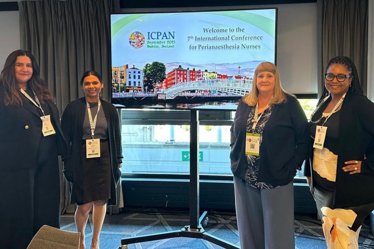 Azra Kelecija, MSN, RN, CPAN, Narpinder Kaur, BSN, RN, Judy Moreno, MSN, RN, CPAN, RN-BC, CHWL, and Zelda Bond, BSN, RN, CPAN