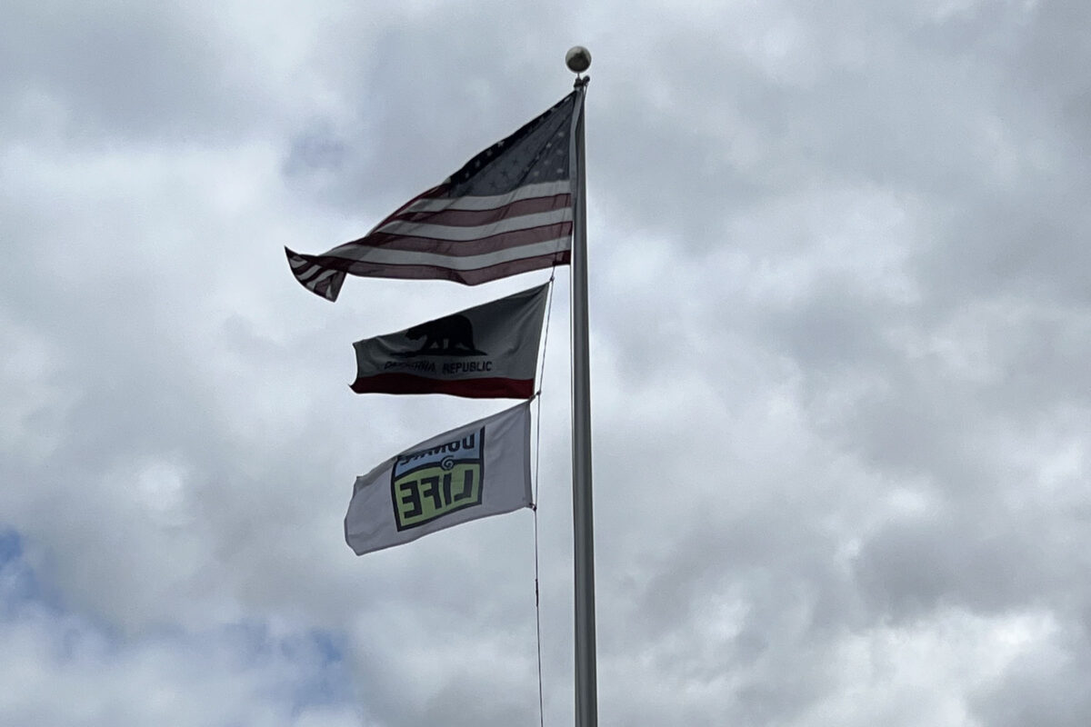 Donate life flag
