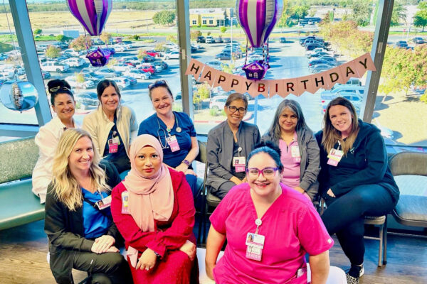 A group of nurses from the Maternal Child Health Team