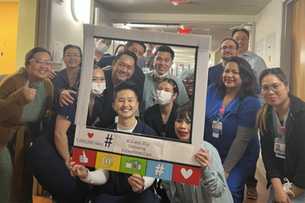 A group of nurses from San Francisco 4C unit.