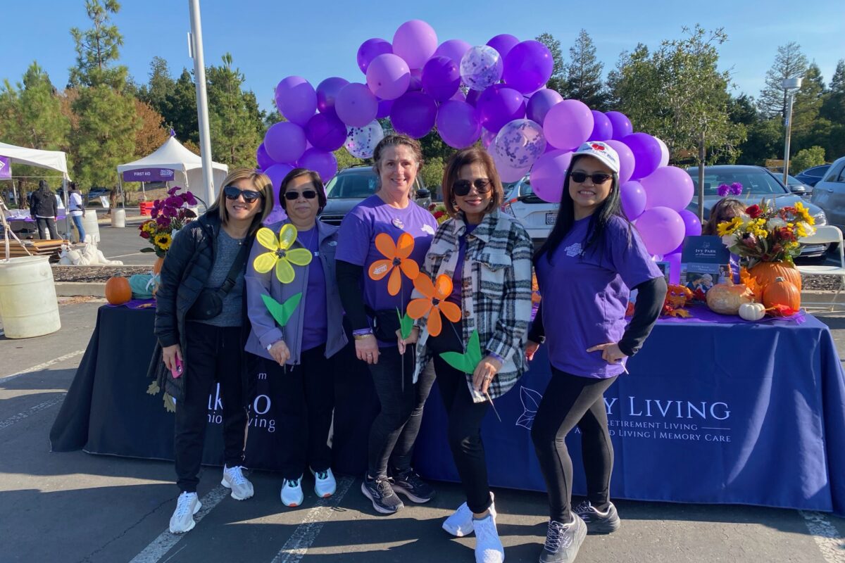 Nurses at the Walk to End Alzheimers