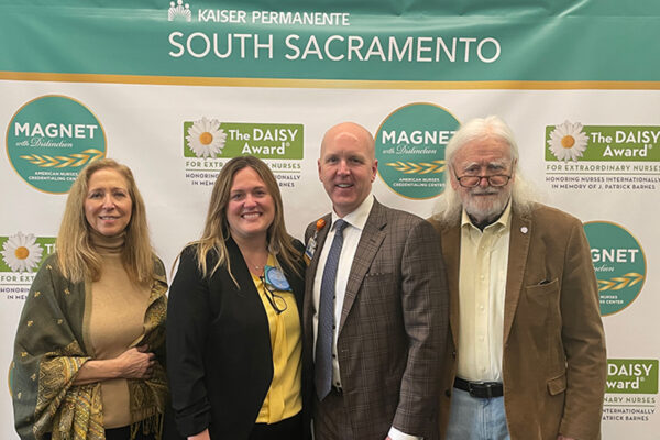 DAISY Founders, Bonnie and Mark Barnes with Toby Marsh and Rachel Wyatt.