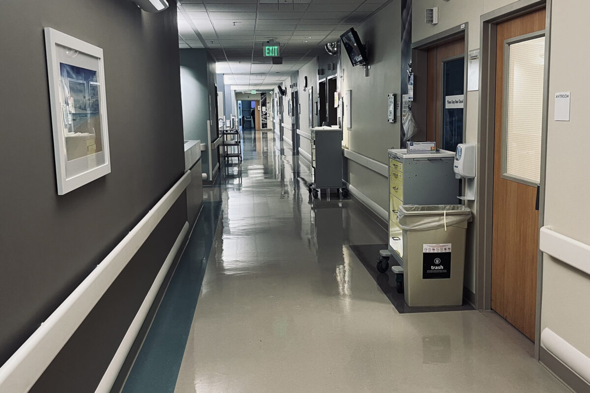 hallway of the Oakland Medical Center