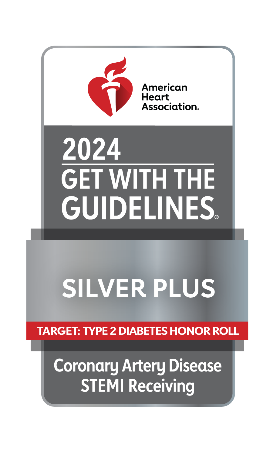 AHA Get with the Guidelines Coronary Artery Disease Silver Plus AHA Get with the Guidelines Coronary Artery Disease Silver Plus