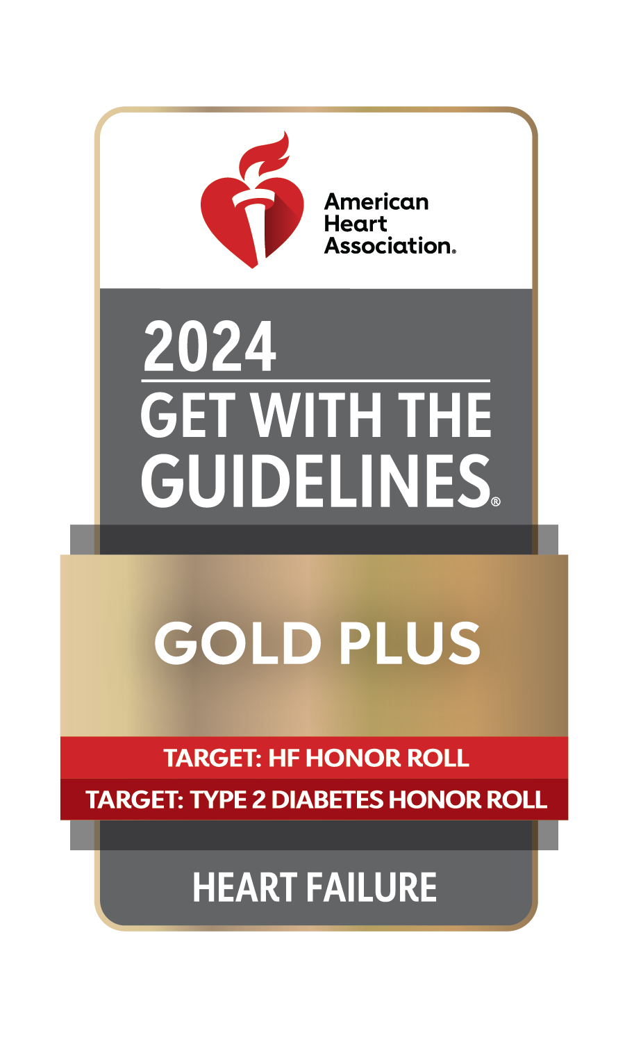 AHA Get with the Guidelines Heart Failure Gold Plus