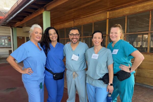 Nurses and a doctor in Guatamala on a medical mission.