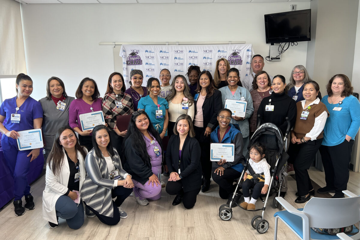 Geriatric Resource Nurse graduation group picture.