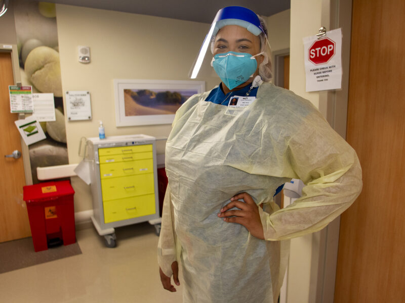 The Kaiser Permanente Nurse Residency Program Brings ‘energy, Spark, And Zest’ To The Nursing Ranks. Pictured, Nurse Resident Sydney Colbert Of Oakland, California, In A COVID-19 Unit At The Oakland Medical Center.