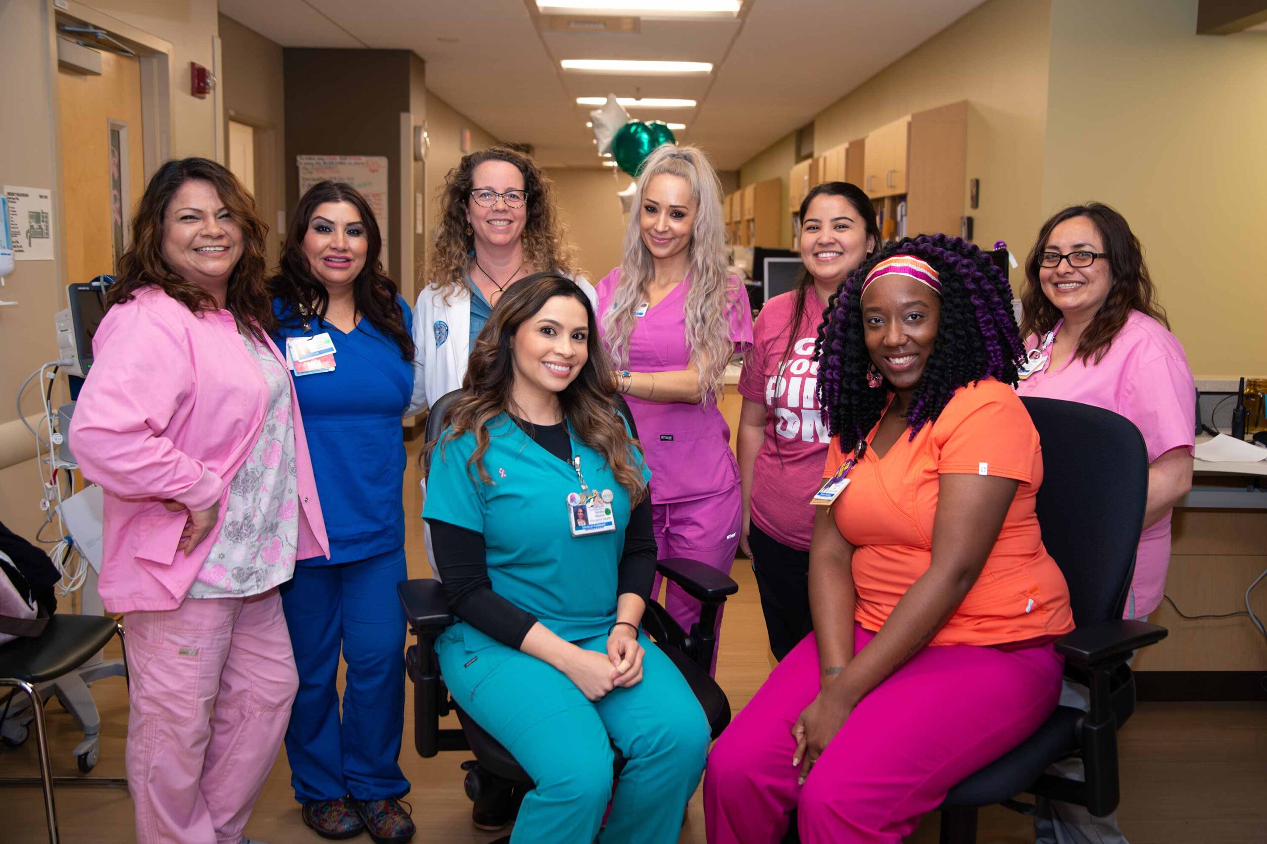 Group of nurses at Kaiser Permanente Modesto Medical Center