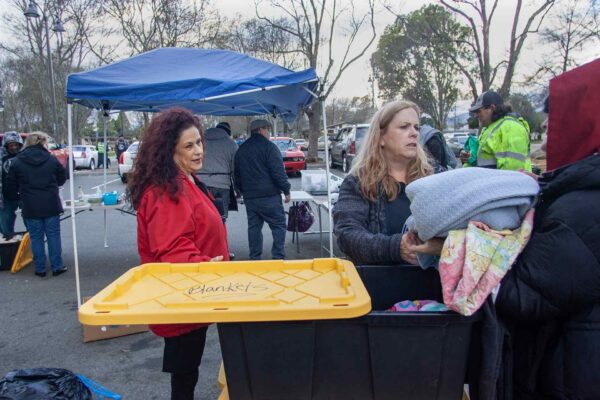 Shannon Tompkins Wester, left, and Andrews, in Fairfield.