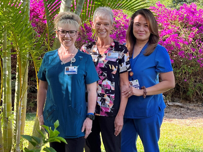 Three Nurses Smiling