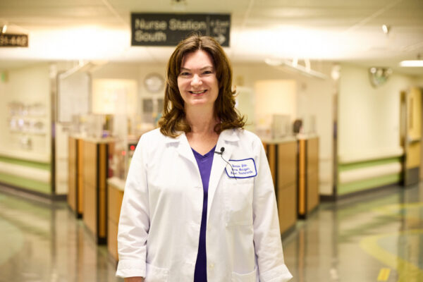 Nurse smiling