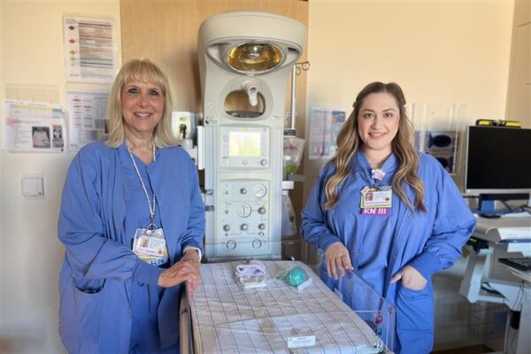 Mom and daughter labor and delivery nurses in Roseville.
