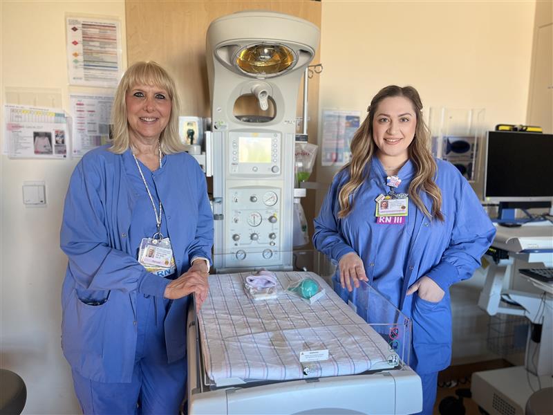 Mom and daughter labor and delivery nurses in Roseville.